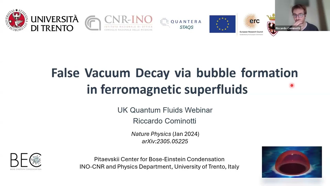 False vacuum decay via bubble formation in ferromagnetic superfluids