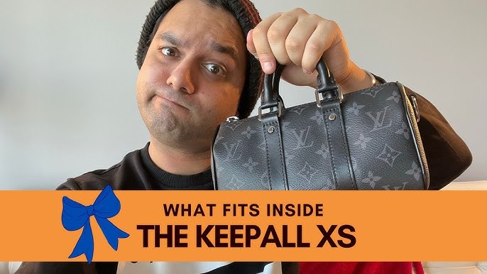 Louis Vuitton Keepall XS Monogram Eclipse Reverse Unboxing + Mod Shots