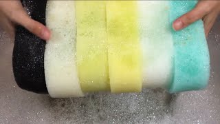 【ASMR】soapy sponge squeeze