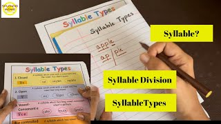 What is Syllable And Syllable Types || Splendidmoms