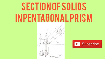 Section of Solids in Pentagon Pyramid