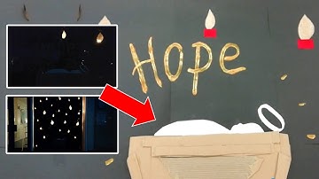 Making an Advent Window Display!