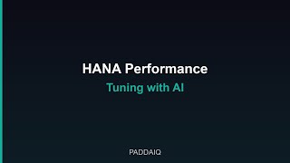 HANA Performance Tuning with AI — Complete Guide for BASIS Admins (2026)
