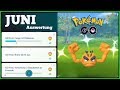 GO FEST FELDFORSCHUNGEN? AUSWERTUNG JUNI (POKEMON GO DEUTSCH) NEUE
QUESTS, NEUE SHINY (PANDIR)