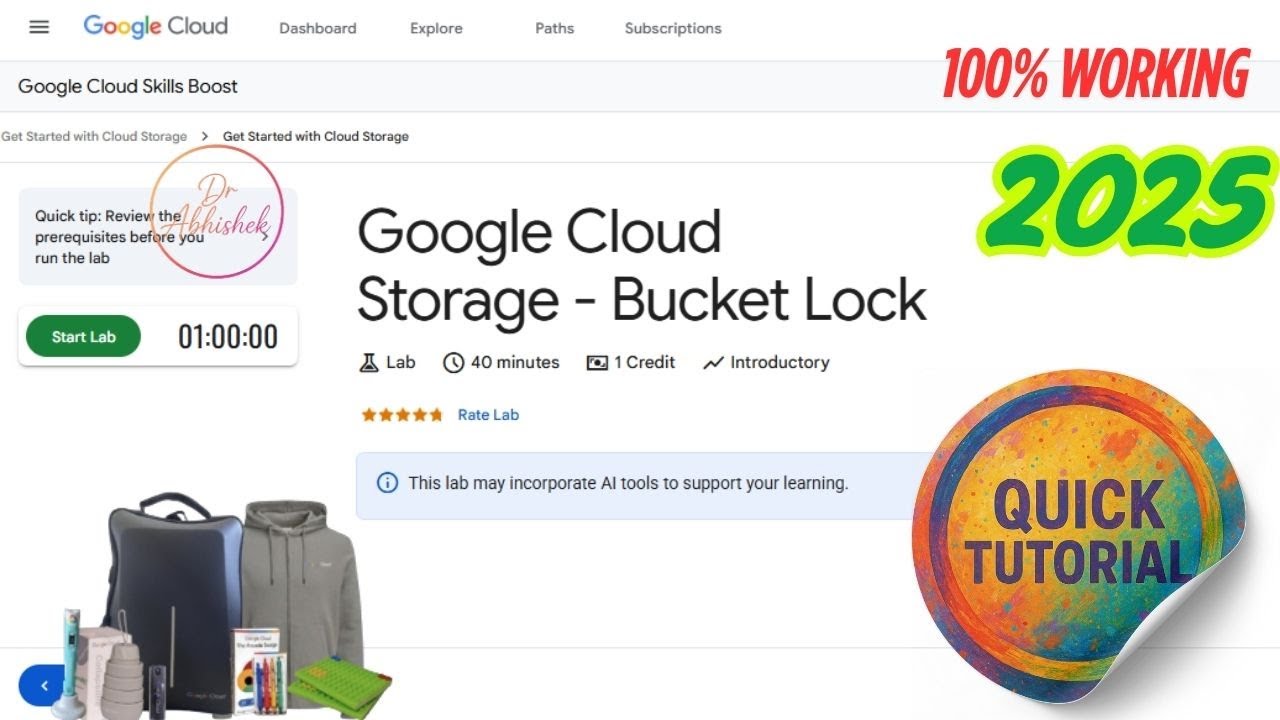 Google Cloud Storage - Bucket Lock [2025] GSP297 #qwiklabs # ...