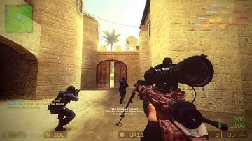 Counter Strike Source deathmatch -Fragmovie[deagle-awp skin]+download link