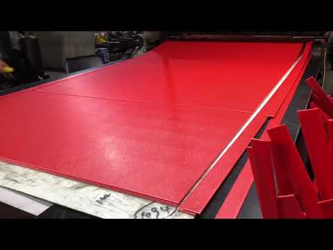 Red Color Textured ABS Plastic Sheet