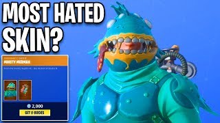Celebrity most HATED skin in fortnite.. Fortnite ITEM SHOP (December 4) Moisty Merman skin is in item shop!! Profile