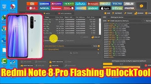 RedMi Note 8 Pro Flashing Unlock Tool | RedMi Note 8 Pro Frp Unlock | #mobilelegends #unlocktool