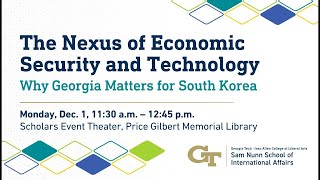 The Nexus of Economic Security and Technology