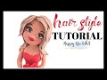 Fondant hair tutorial | How to make hair