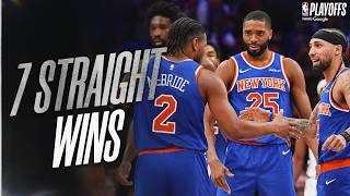 KNICKS SET FRANCHISE RECORD 7 STRAIGHT PLAYOFF WINS 🔥 Net Worth