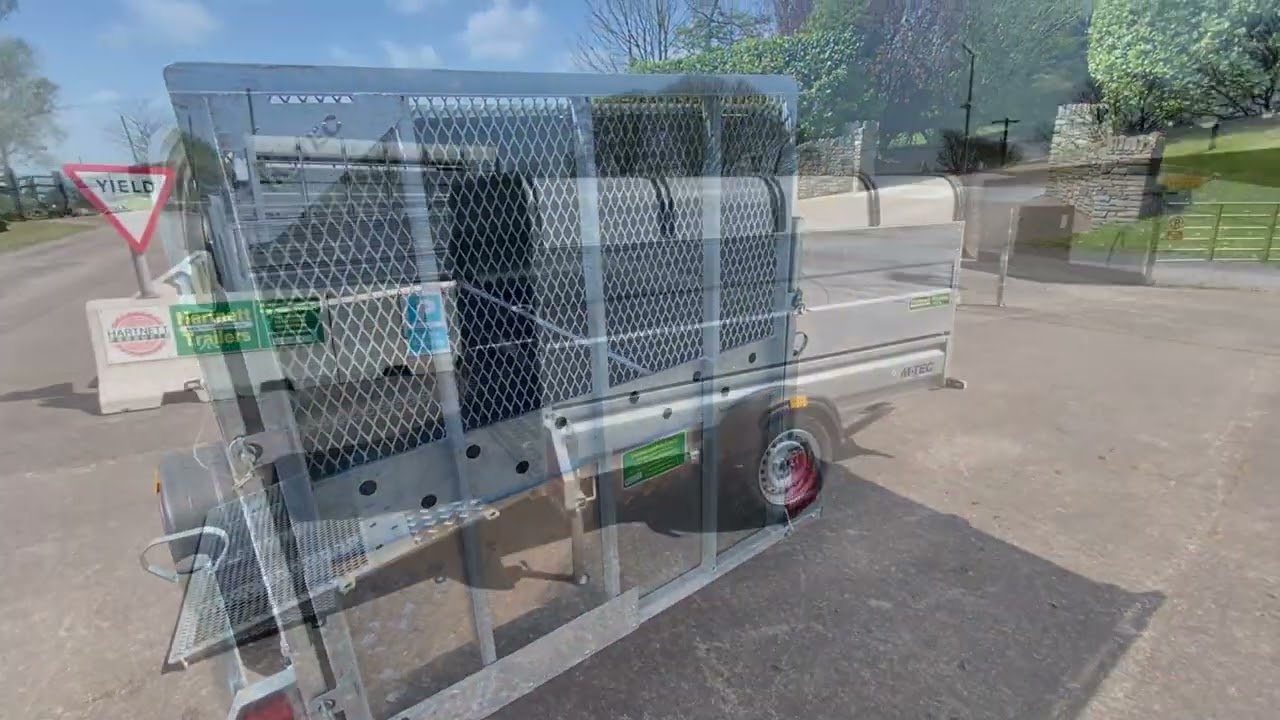 8x4 Single Axle Canopy Trailer