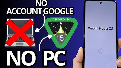 WITHOUT PC - xiaomi hyperos redmi 13 Frp bypass Unlock android 16 - 15