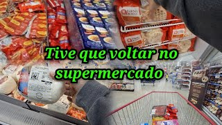 Tive que voltar ao supermercado