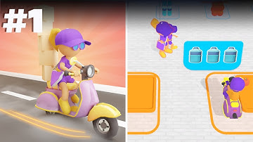 Delivery Rush - New Release - Hyper Casual - Gameplay Walkthrough (iOS & Android)