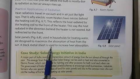 Practical applications of radiation class 7 chapter 6 oxford book