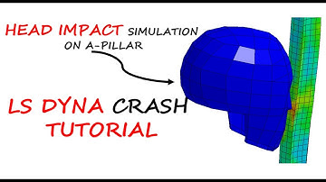 LS DYNA Tutorial | Crash analysis | Head Impact Simulation  |