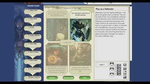 DnD 4e Character Creator Part 2