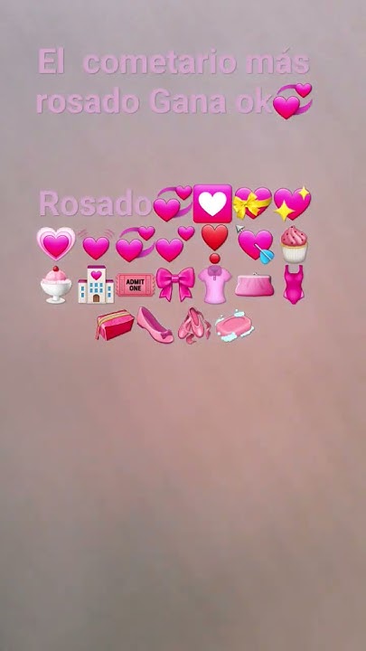 rosa 🧼🥿🩰👝🩱👛👚🎀💞💕 ️💘🧁🍨🎟🏩💓💗💖💝💟 ️ ️ - YouTube