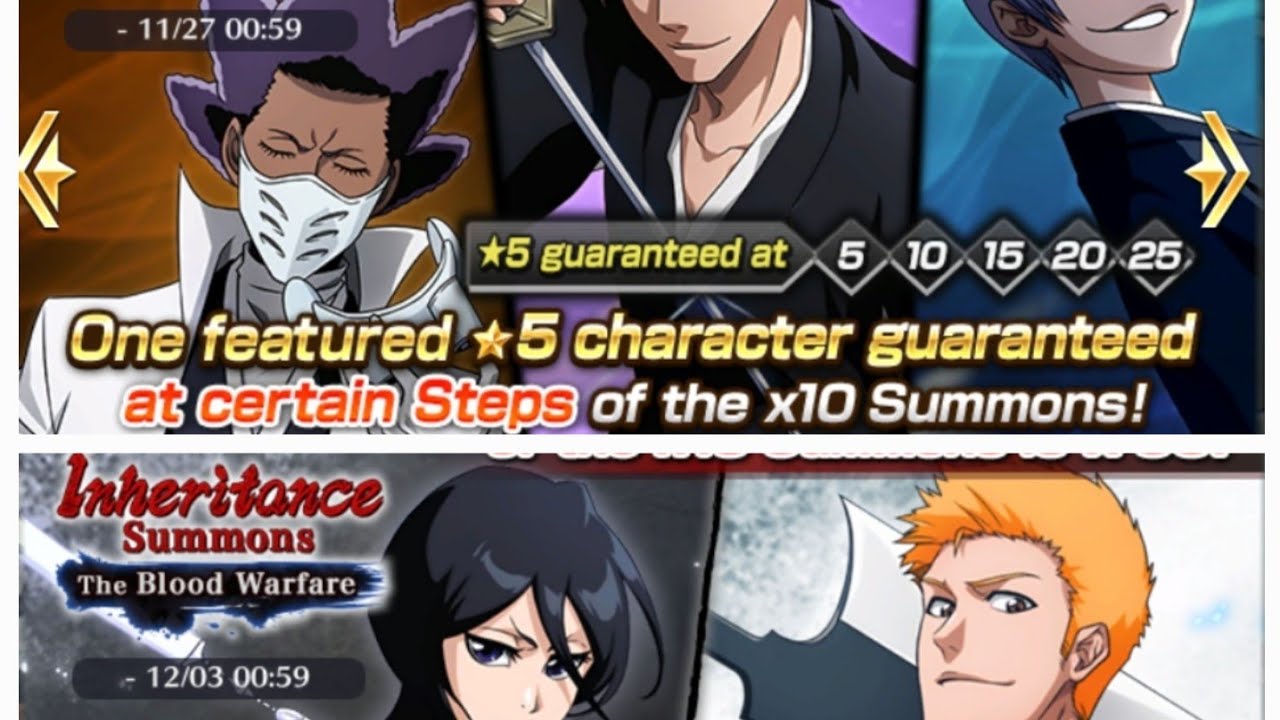 The Past Summons Moonlit Rebellion AND TYBW The Inheritance Summons! Bleach Brave Souls