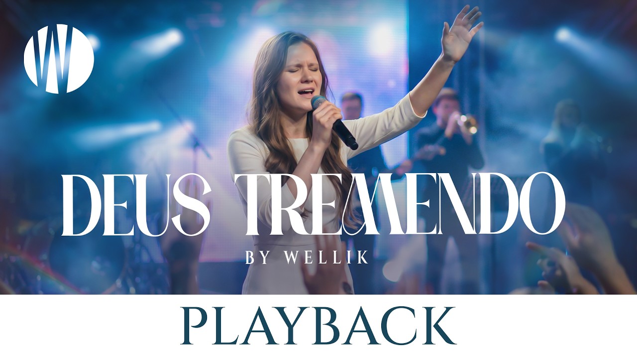 DEUS TREMENDO [ Playback com letra ] Louvor cover versão By Wellik