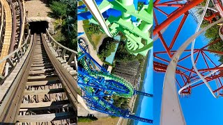 Every Roller Coaster at Silverwood Theme Park Idaho! 4K Onride POVs!