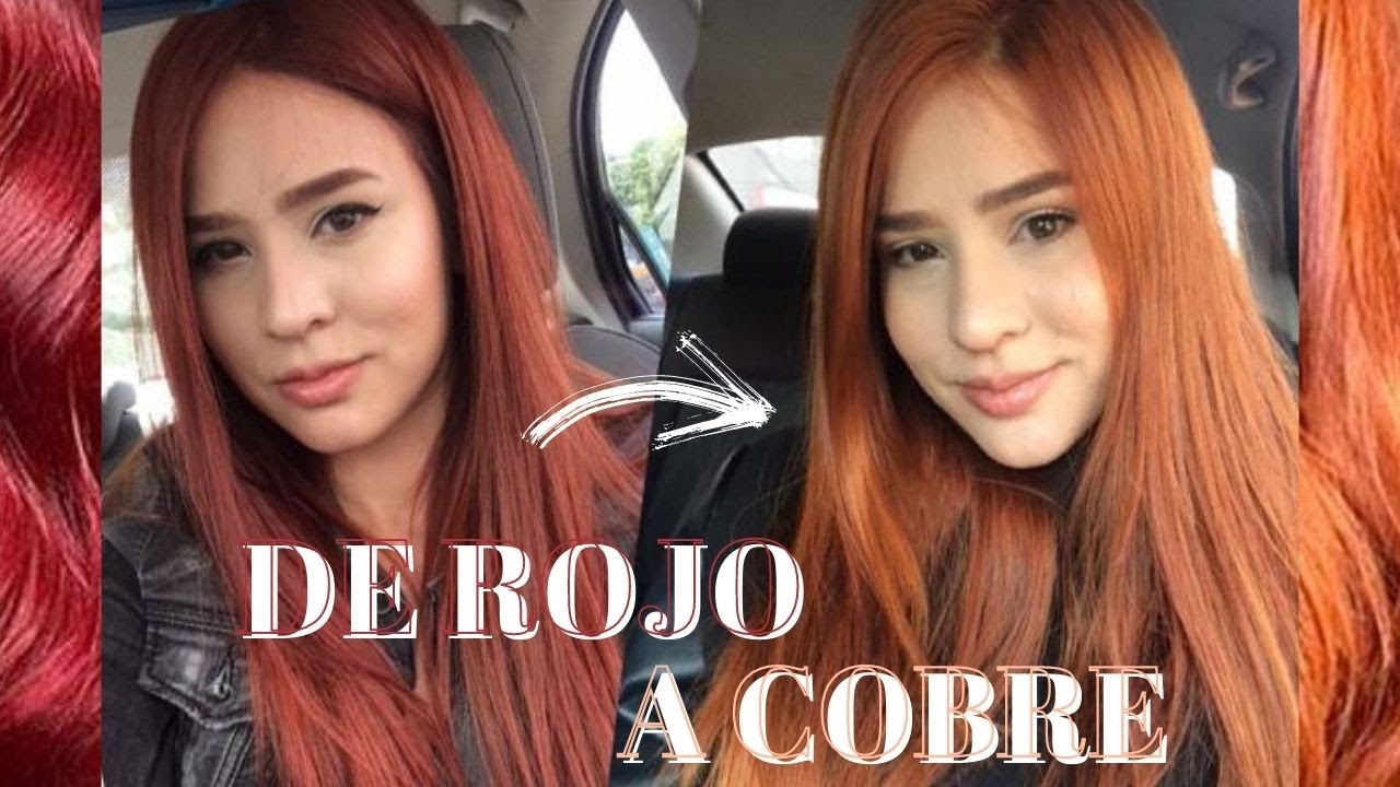 Rojo cobrizo pelo