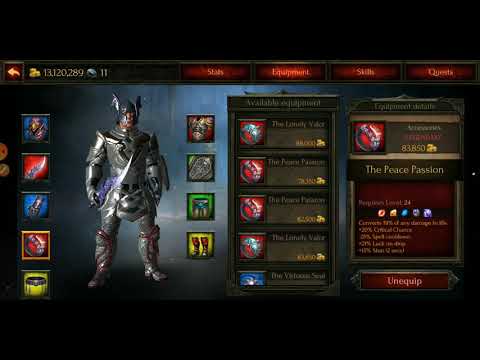 Arcane Quest Legend (RPG hack&slash) act5 Warrior