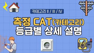 측정 카테고리와 CAT 표기(CAT II, CAT III, CAT IV)에 대해서 자세하게 설명드립니다 [히오키]