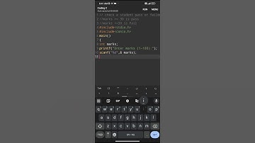 || to check a student pass or fail || c programming ||  using switch case || #shortvideo