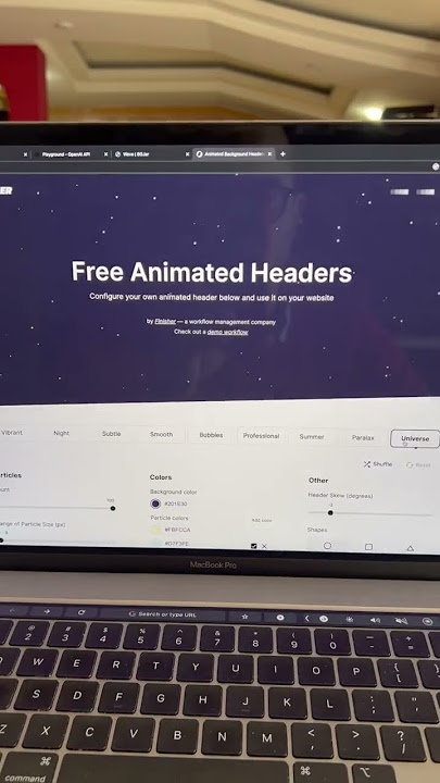Transform your web pages with our seamless background animation generator! #css #cssanimation #code