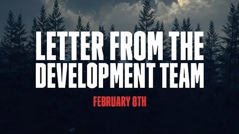 GENERATION ZERO FEBRUARY 8TH LETTER FROM THE DEVS !!