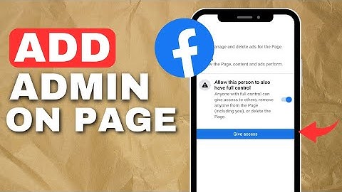 How To Add Admin on Facebook Page - 2023