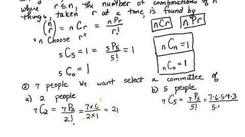 Combinations and Combinations with special conditions