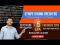 Stripe Hiring Freshers 2025 | 6 LPA Package | Software Developer Jobs Bangalore | studyecart