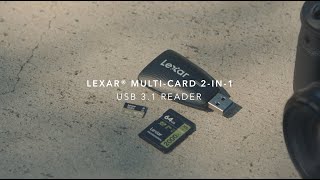 Lexar USB 3.1 Card Reader 2 in 1 Card Reader SD MicroSD GARANSI RESMI