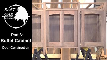 Walnut Buffet Cabinet Build Part 3: Doors | Woodworking