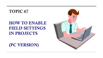 DINGTALK TOPIC 67 : HOW TO ENABLE FIELD SETTINGS IN PROJECTS (PC VERSION)