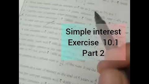 Class-7, Subject-Maths, Chapter-10(Simple interest), Part-2 by Mrs Jaya P Nair