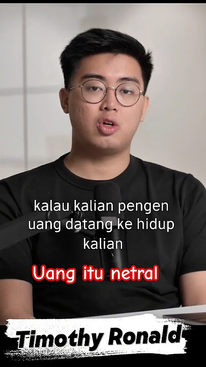 money is neutral #timothyronald