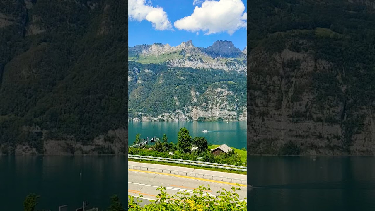 Walensee - Switzerland | Lake Walen in Summer | Lake Walenstadt | Amazing View | Swiss 