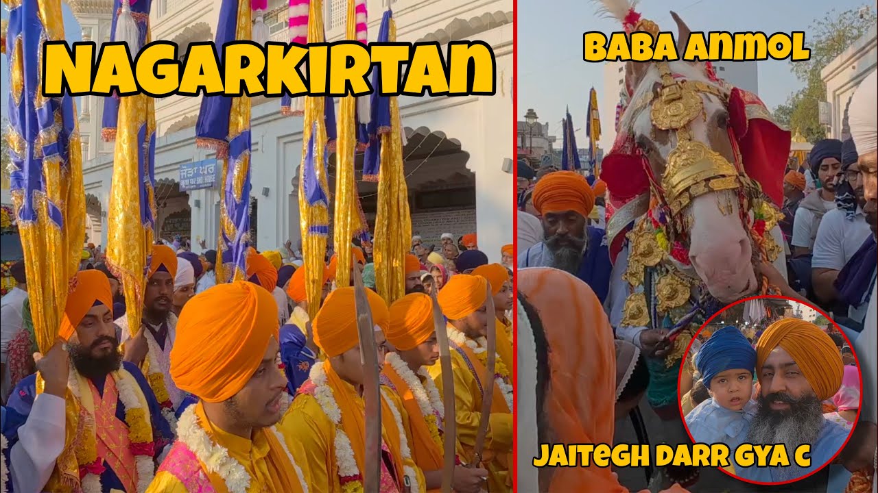 Guru Gobind Singh ji Maharaaj ji di Swari de Darshan, Nagarkirtan Shri Hazur sahib ji New Year 2026