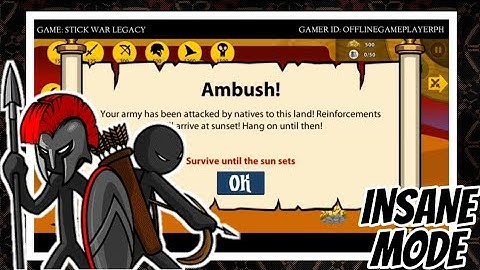 Stick War: Legacy | Ambush! (Insane Mode)