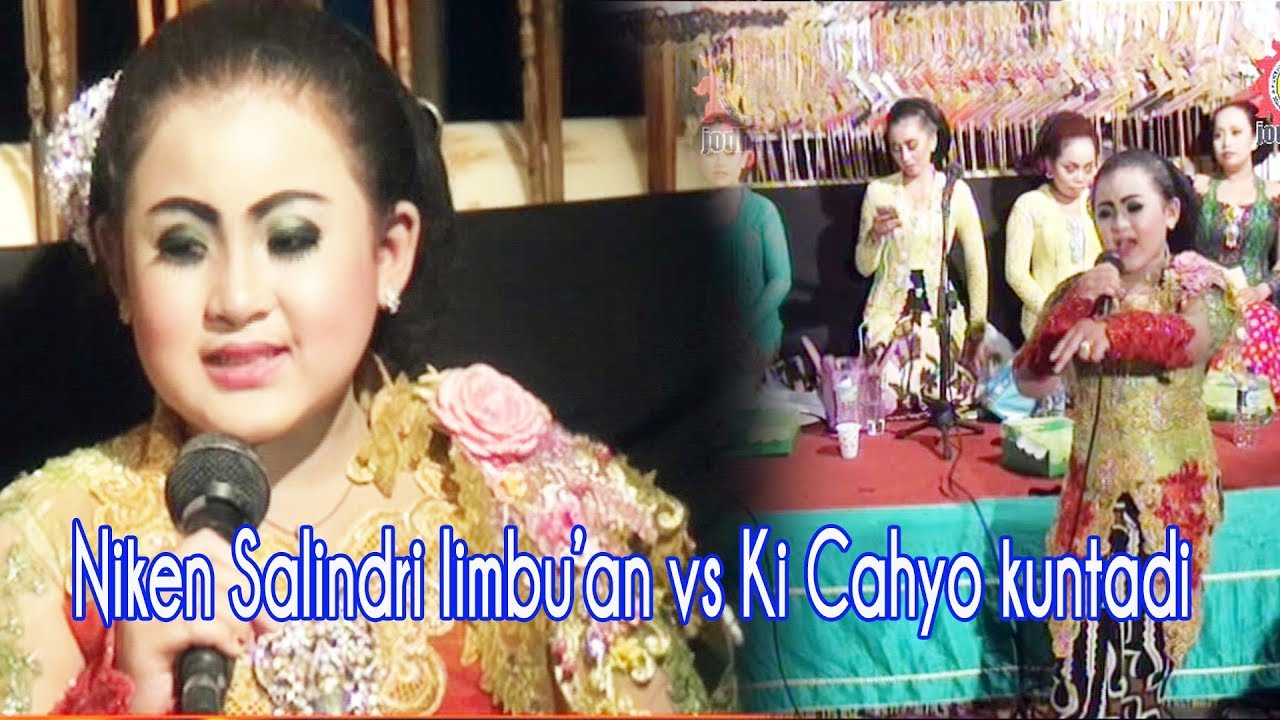 Niken salindri  Limbu'an vs dalang Ki Cahyo Kuntadi