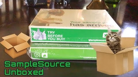 2019 Samplesource Box Break - 2 Awesome Boxes Unboxing Unpacking