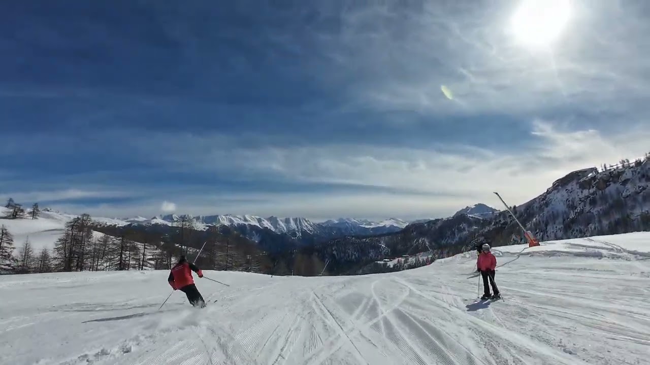 Cucumelle piste rouge Serre Chevalier March 2024