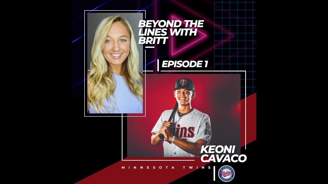 Beyond The Lines With Britt Ep. 1 - Keoni Cavaco - Minnesota Twins Signed SS