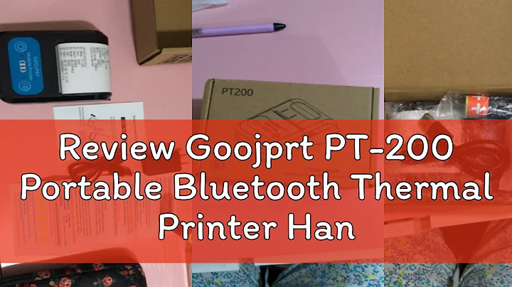 Review Goojprt PT-200 Portable Bluetooth Thermal Printer Handheld 58mm Receipt Printer for Mini Pri