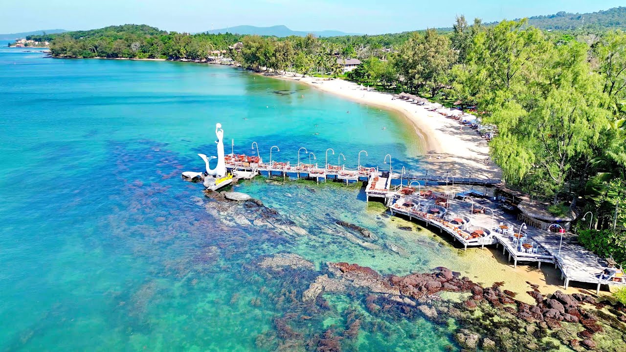 Dream Beach Mango Bay and Ocean Bay / Ong Lang Beach Phu Quoc Island / Flycam / 4K UHD / 15.01.2024